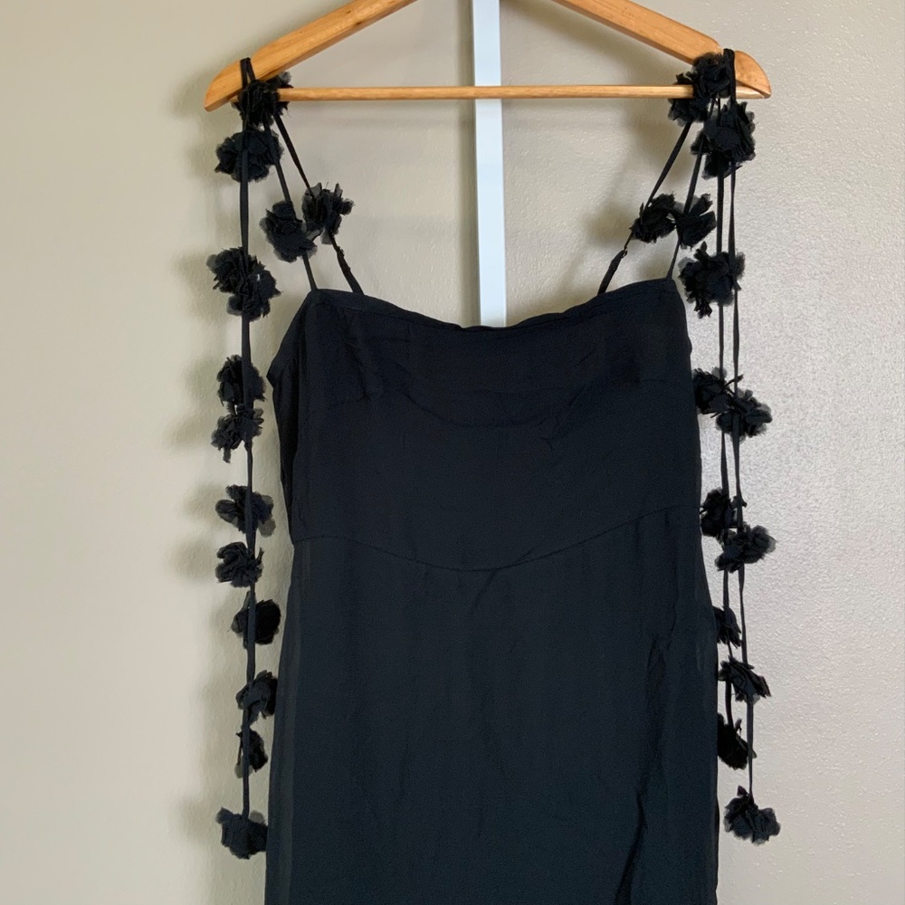 J. Crew Collection Rosette-strap Sheath Dress in Chiffon - Picture 9 of 16